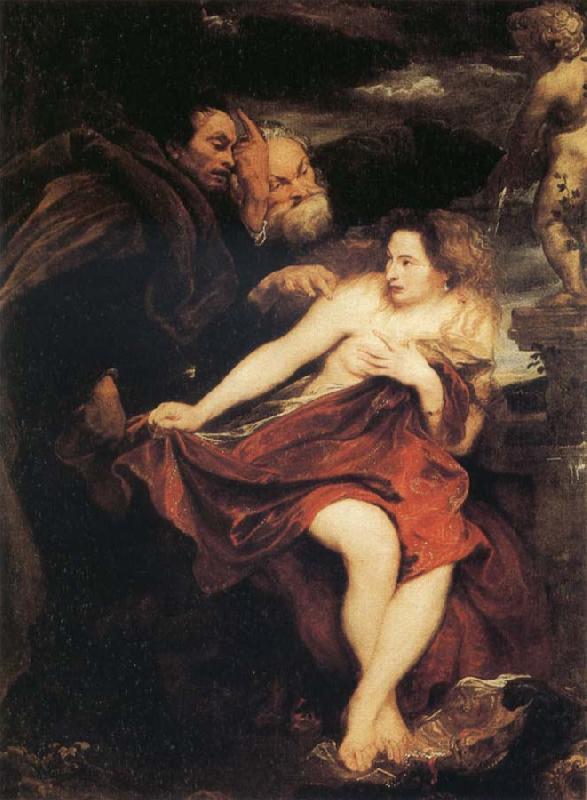 Anthony Van Dyck Susanna and  the Elders oil painting image